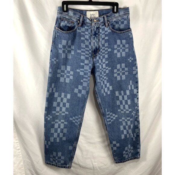 BDG Urban Outfitters Square Bow Fit Jeans Women’s Size 32 - Picture 2 of 14